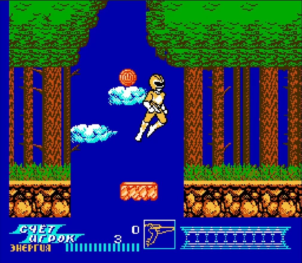Kyouryuu Sentai Zyuranger - геймплей игры Dendy\NES